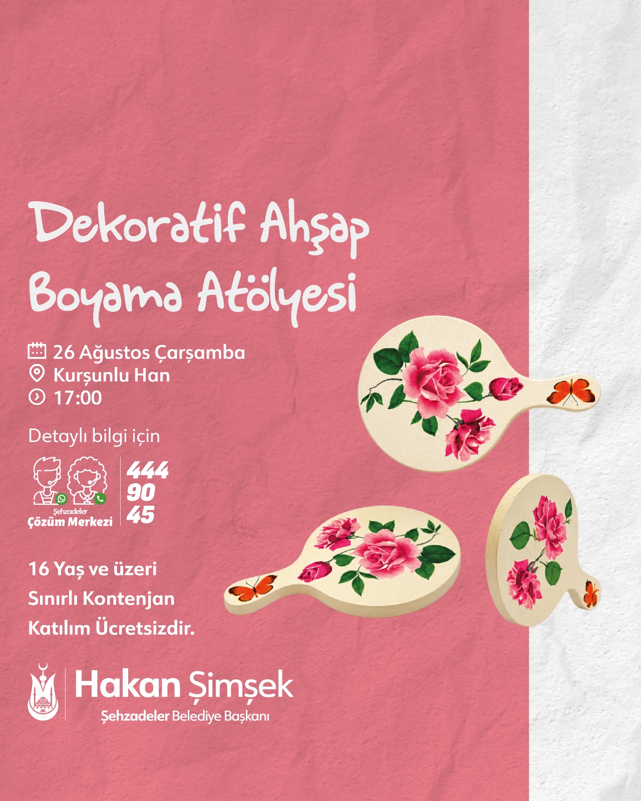 Dekoratif Ahşap Boyama Atölyesi