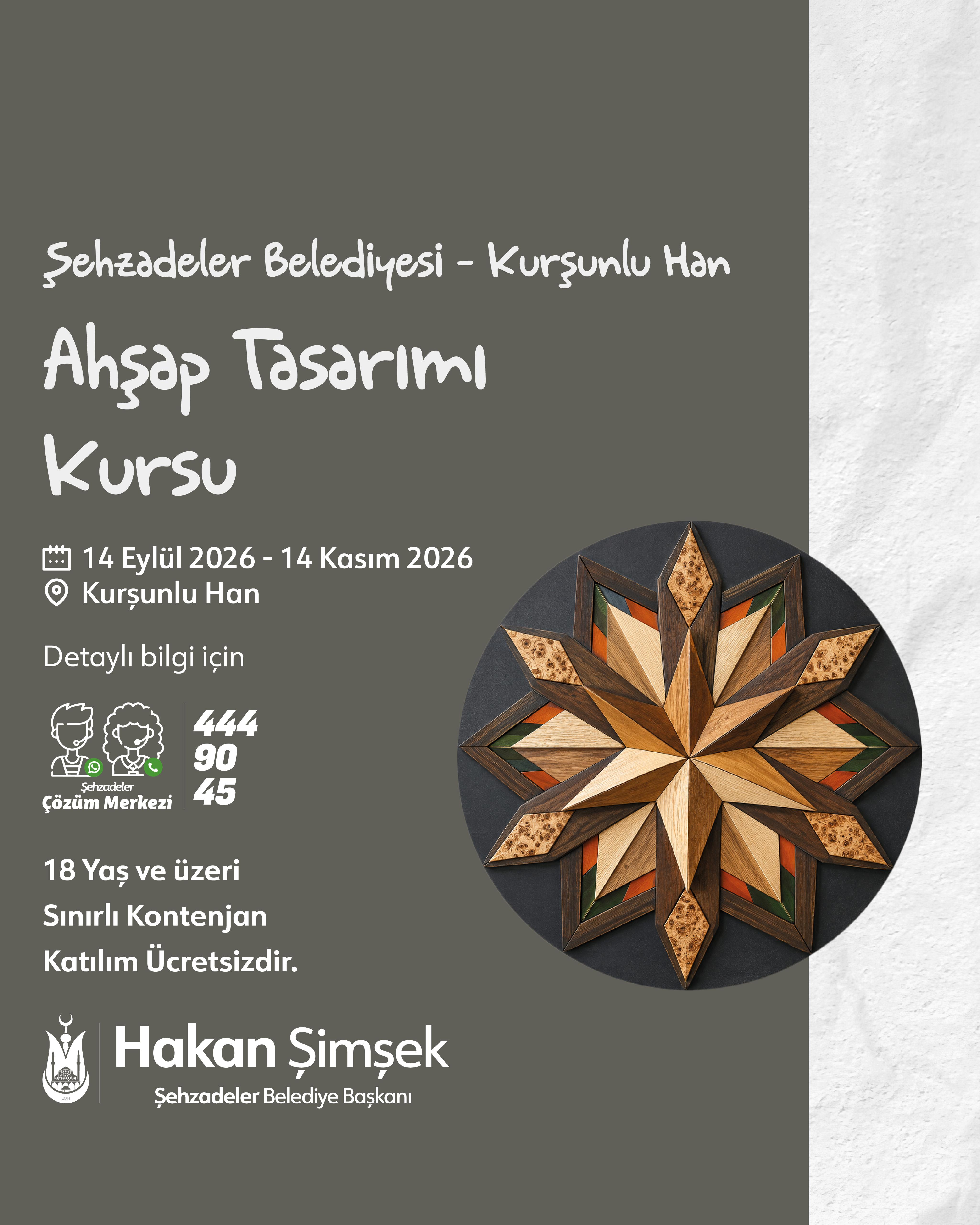 Ahşap Tasarım Kursu