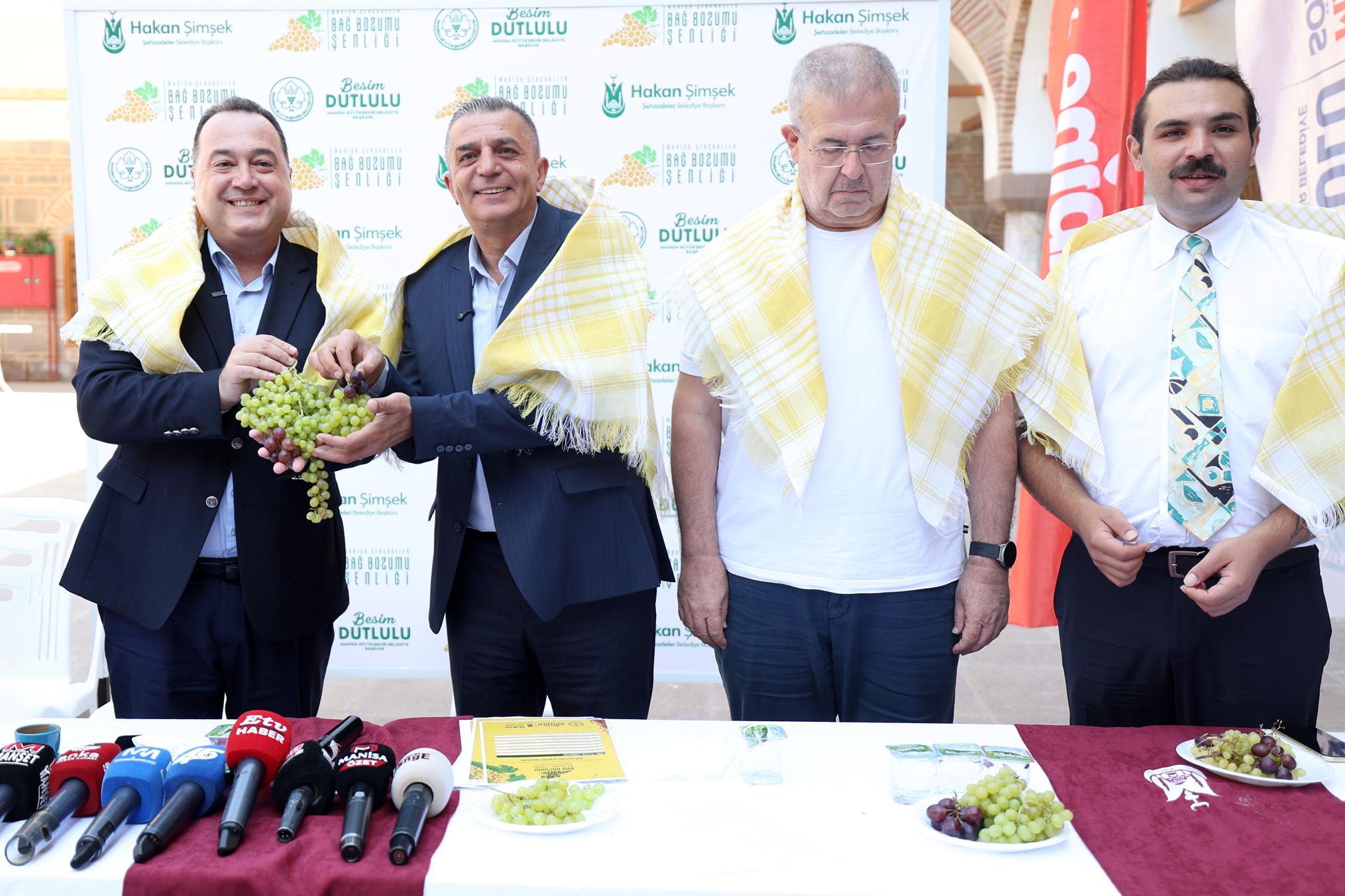 BAŞKAN ŞİMŞEK’TEN BAĞ BOZUMU ŞENLİKLERİ’NE DAVET